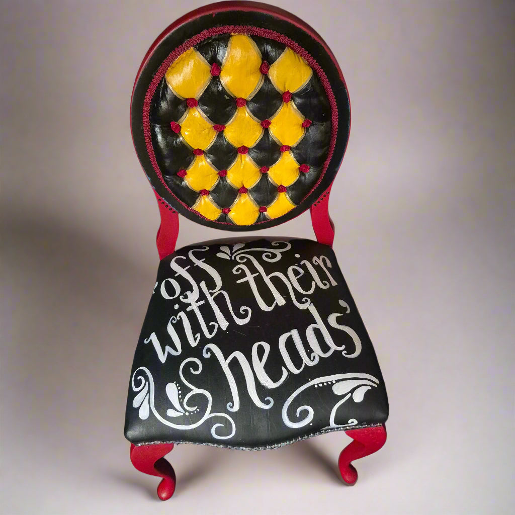 'Off with their heads' whimsical chair My Store